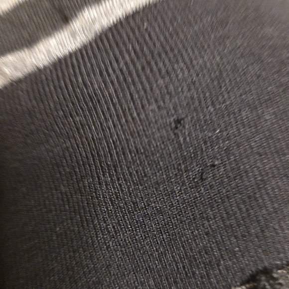 Juicy Couture Black and Gray Striped Long Sleeve Dress - Picture 7 of 7